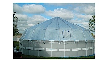 Fabrico Sun Dome All Vinyl Dome for Soft Sided Above Ground Pools | 12' Round | 214000