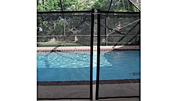 Water Warden Safety Pool Fence Self Closing Gate | 4' Tall | Black | WWG201