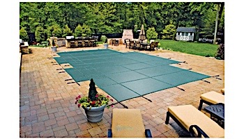 Loop-Loc 15-Year Mesh Safety Cover | Grecian  20'-9" x 39'-9" | Flush 4' x 8' Left Side Step | LL203948GCSL