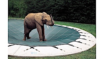 Loop-Loc 15-Year Solid Safety Cover | Rectangle 18' x 36' | 2' Offset 4' x 8' Right Side Step | w Cover Pump | LLSP183648SSR2