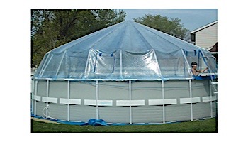 Fabrico Sun Dome All Vinyl Dome for Soft Sided Above Ground Pools | 9' x 17' Rectangle | 301370