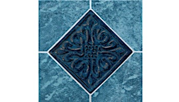 National Pool Tile Blue Seas 6x6 Deco | Light Blue | SEA-LIGHT DECO