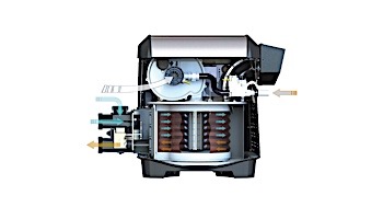 Jandi JXi Pool & Spa Heater Low-NOx | 400K BTU Natural Gas | Electronic Ignition | Digital Controls | Cupronickel Heat Exchanger | JXI400NN