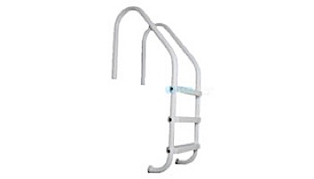 Saftron Premium Plus In-Ground 3-Step Ladder | .25_quot; Thickness 1.90_quot; OD | 24_quot; W x 53_quot; Height | White | PPL-324-3S-W