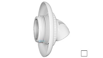Infusion Pool Products Venturi Return Fitting | Threaded 1.5" Inlet with Flange | White | VRFTHFWH
