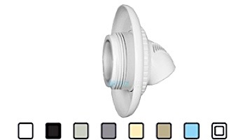 Infusion Pool Products Venturi Return Fitting | Threaded 1.5" Inlet with Flange | White | VRFTHFWH