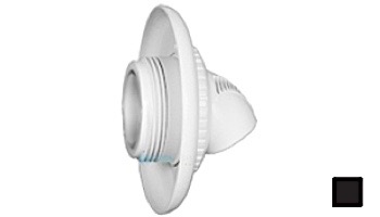 Infusion Pool Products Venturi Return Fitting | Threaded 1.5" Inlet with Flange | Black | VRFTHFBK