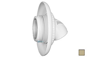 Infusion Pool Products Venturi Return Fitting | Threaded 1.5" Inlet with Flange | Tan | VRFTHFTN