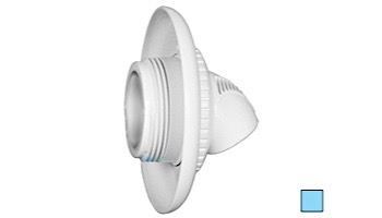 Infusion Pool Products Venturi Return Fitting | Threaded 1.5" Inlet with Flange | Light Blue | VRFTHFLB