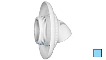 Infusion Pool Products Venturi Return Fitting | Threaded 1.5" Inlet with Flange | Light Blue | VRFTHFLB