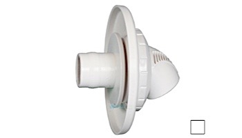 Infusion Pool Products Venturi Return Fitting | Self Aligning Slip 1" Inlet with Flange | White | VRFSAF1WH