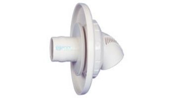 Infusion Pool Products Venturi Return Fitting | Self Aligning Slip 1" Inlet with Flange | White | VRFSAF1WH