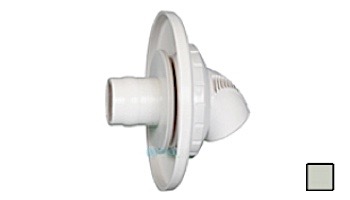 Infusion Pool Products Venturi Return Fitting | Self Aligning Slip 1" Inlet with Flange | Light Gray | VRFSAF1LG