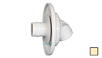 Infusion Pool Products Venturi Return Fitting | Self Aligning Slip 1" Inlet with Flange | Bone | VRFSAF1BO