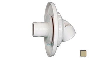 Infusion Pool Products Venturi Return Fitting | Self Aligning Slip 1" Inlet with Flange | Tan | VRFSAF1TN