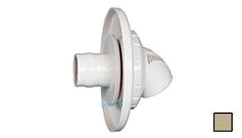 Infusion Pool Products Venturi Return Fitting | Self Aligning Slip 1" Inlet with Flange | Tan | VRFSAF1TN