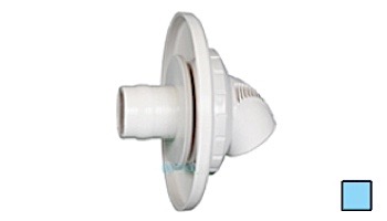 Infusion Pool Products Venturi Return Fitting | Self Aligning Slip 1" Inlet with Flange | Light Blue | VRFSAF1LB