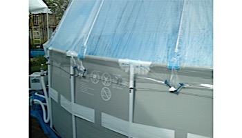 Fabrico Sun Dome All Vinyl Dome for Soft Sided Above Ground Pools | 16' x 32' Rectangle | 301460