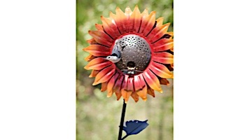 Desert Steel Velvet Queen Sunflower Bird Feeder | 409-114
