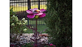 Desert Steel Cosmos Flower Garden Torch | Pink | 409-007