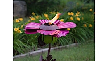 Desert Steel Cosmos Flower Garden Torch | Pink | 409-007