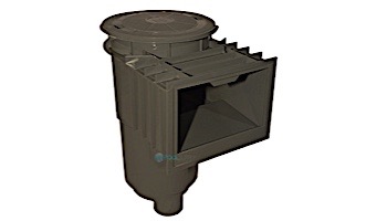 Hayward 2" x 2.25" Dark Gray Skimmer for Gunite In Ground Pools | SP1072S2DGR