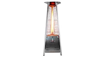 Lava Heat Italia© Capri A-Line Commercial Patio Heater | Triangular 6-Foot | Stainless Steel Natural Gas | AL6MGS LHI-103