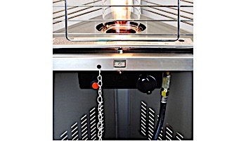 Lava Heat Italia© Capri A-Line Commercial Patio Heater | Triangular 6-Foot | Stainless Steel Natural Gas | AL6MGS LHI-103