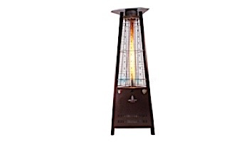 Lava Heat Italia© Capri A-Line Commercial Patio Heater | Triangular 6-Foot | Heritage Bronze Propane | AL6MPB LHI-106