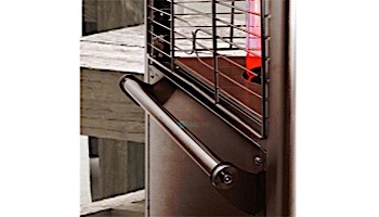Lava Heat Italia 2G A-Line Commercial Patio Heater with Remote | Triangular 8-Foot | Heritage Bronze Natural Gas | AL8RGB LHI-126