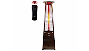 Lava Heat Italia 2G A-Line Commercial Patio Heater with Remote | Triangular 8-Foot | Heritage Bronze Natural Gas | AL8RGB LHI-126