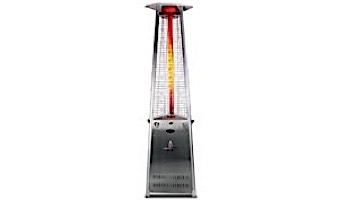 Lava Heat Italia© 2G A-Line Commercial Patio Heater with Remote | Triangular 8-Foot | Stainless Steel Natural Gas | AL8RGS LHI-127