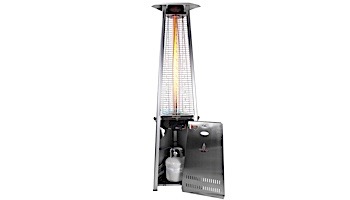 Lava Heat Italia© 2G A-Line Commercial Patio Heater with Remote | Triangular 8-Foot | Stainless Steel Natural Gas | AL8RGS LHI-127