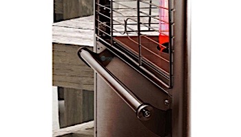 Lava Heat Italia 2G A-Line Commercial Patio Heater with Remote | Triangular 8-Foot | Heritage Bronze Propane | AL8RPB LHI-129