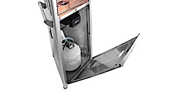 Lava Heat Italia 2G A-Line Commercial Patio Heater with Remote | Triangular 8-Foot | Heritage Bronze Propane | AL8RPB LHI-129