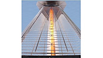 Lava Heat Italia© 2G A-Line Commercial Patio Heater with Remote | Triangular 8-Foot | Stainless Steel Propane | AL8RPS LHI-130