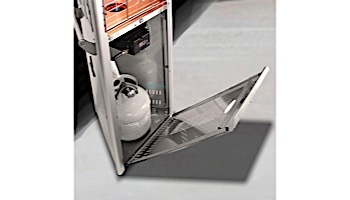 Lava Heat Italia© 2G A-Line Commercial Patio Heater with Remote | Triangular 8-Foot | Stainless Steel Propane | AL8RPS LHI-130