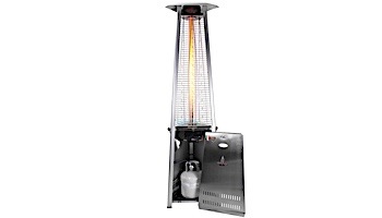 Lava Heat Italia© 2G A-Line Commercial Patio Heater with Remote | Triangular 8-Foot | Stainless Steel Propane | AL8RPS LHI-130