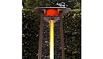 Lava Heat Italia Lava Lite A-Line Commercial Patio Heater | Triangular 8-Foot | Heritage Bronze Natural Gas | AL8MGB LHI-132