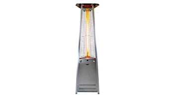 Lava Heat Italia© Lava Lite A-Line Commercial Patio Heater | Triangular 8-Foot | Stainless Steel Natural Gas | AL8MGS LHI-133