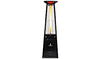 Lava Heat Italia© Lava Lite A-Line Commercial Patio Heater | Triangular 8-Foot | Hammered Black Propane | AL8MPBL LHI-134