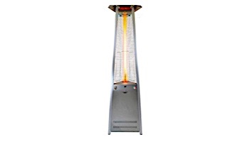 Lava Heat Italia Lava Lite A-Line Commercial Patio Heater | Triangular 8-Foot | Stainless Steel Propane | AL8MPS LHI-136
