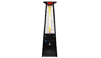 Lava Heat Italia© Lava Lite KD A-Line Commercial Patio Heater | Triangular 8-Foot | Hammered Black Natural Gas | AL8MGBLK LHI-137