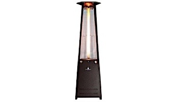 Lava Heat Italia Lava Lite KD A-Line Commercial Patio Heater | Triangular 8-Foot | Heritage Bronze Natural Gas | AL8MGBK LHI-138