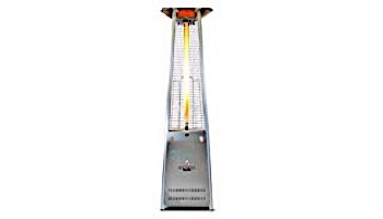 Lava Heat Italia© Lava Lite KD A-Line Commercial Patio Heater | Triangular 8-Foot | Stainless Steel Natural Gas | AL8MGSK LHI-139
