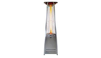 Lava Heat Italia© Lava Lite KD A-Line Commercial Patio Heater | Triangular 8-Foot | Stainless Steel Propane | AL8MPSK LHI-142