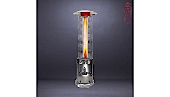 Lava Heat Italia Opus Lite R-Line Commercial Patio Heater | Cylindrical 7.5-Foot | Stainless Steel Propane | RL7MPS LHI-154