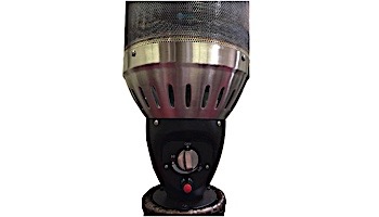 Lava Heat Italia© Palermo T-Line Commercial Patio Heater | Dome Style 7-Foot | Wicker Bronze Propane | TL7MPBW LHI-158