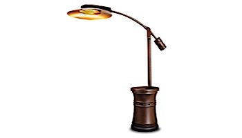Lava Heat Italia Sorrento C-Line Commercial Dome Style Patio Heater | Cantilever 8-Foot | Heritage Bronze Natural Gas | CL7EGB LHI-166
