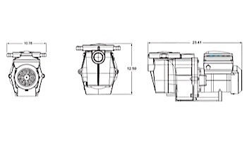 Pentair IntelliFlo i2 Variable Speed Pool Pump | Time Clock Included | 3.2kw 208-230V | EC-011060